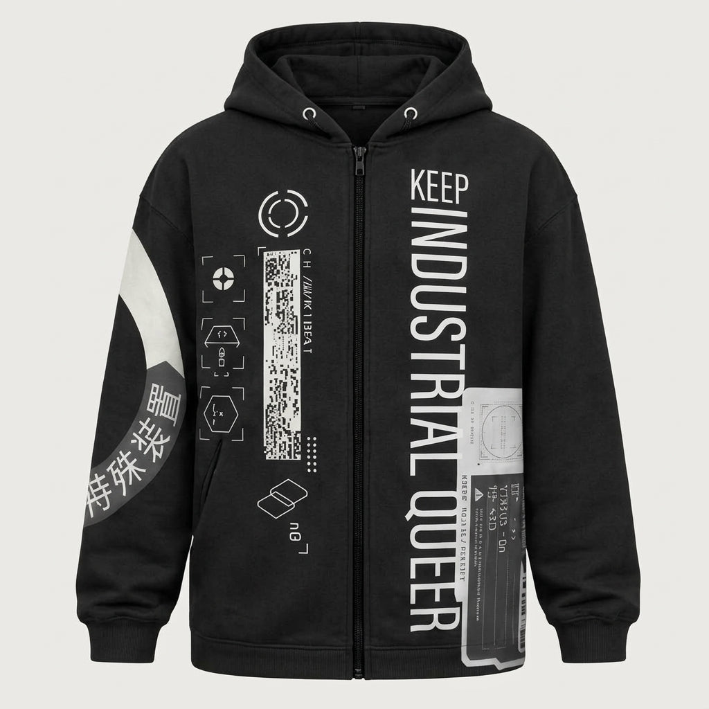 RESIST Keep Industrial Queer Urban Minimalist Cotton Jacket