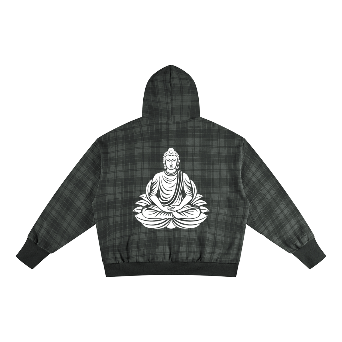 RESIST Compassion Unisex Plaid Color Block Hoodie