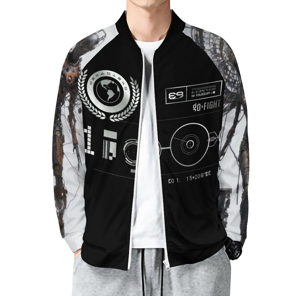 Raglan Zip-up Shirt WY10 (All-Over Printing)