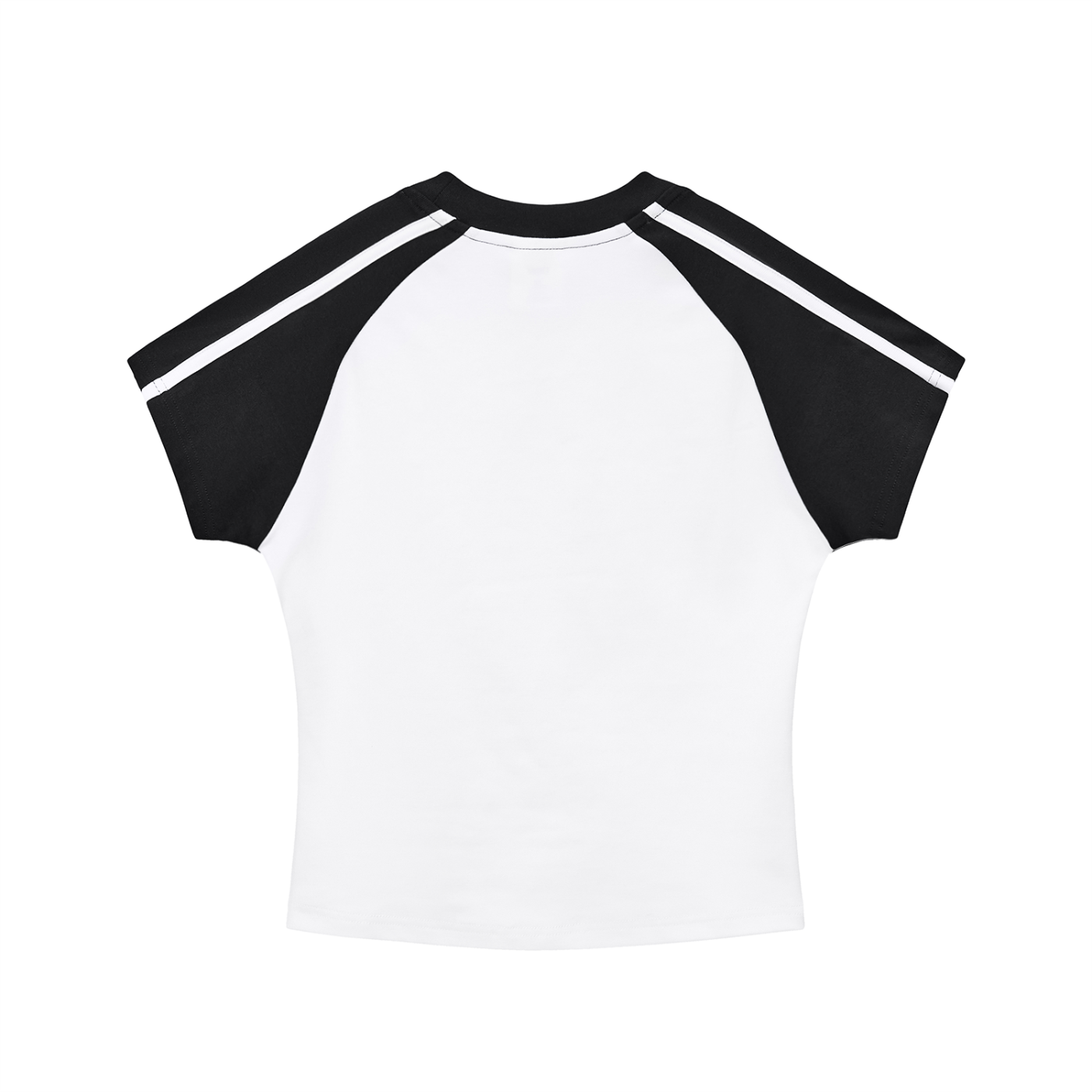 OTEKA KR Stripes Bodycon Raglan  Sleeve T-Shirt
