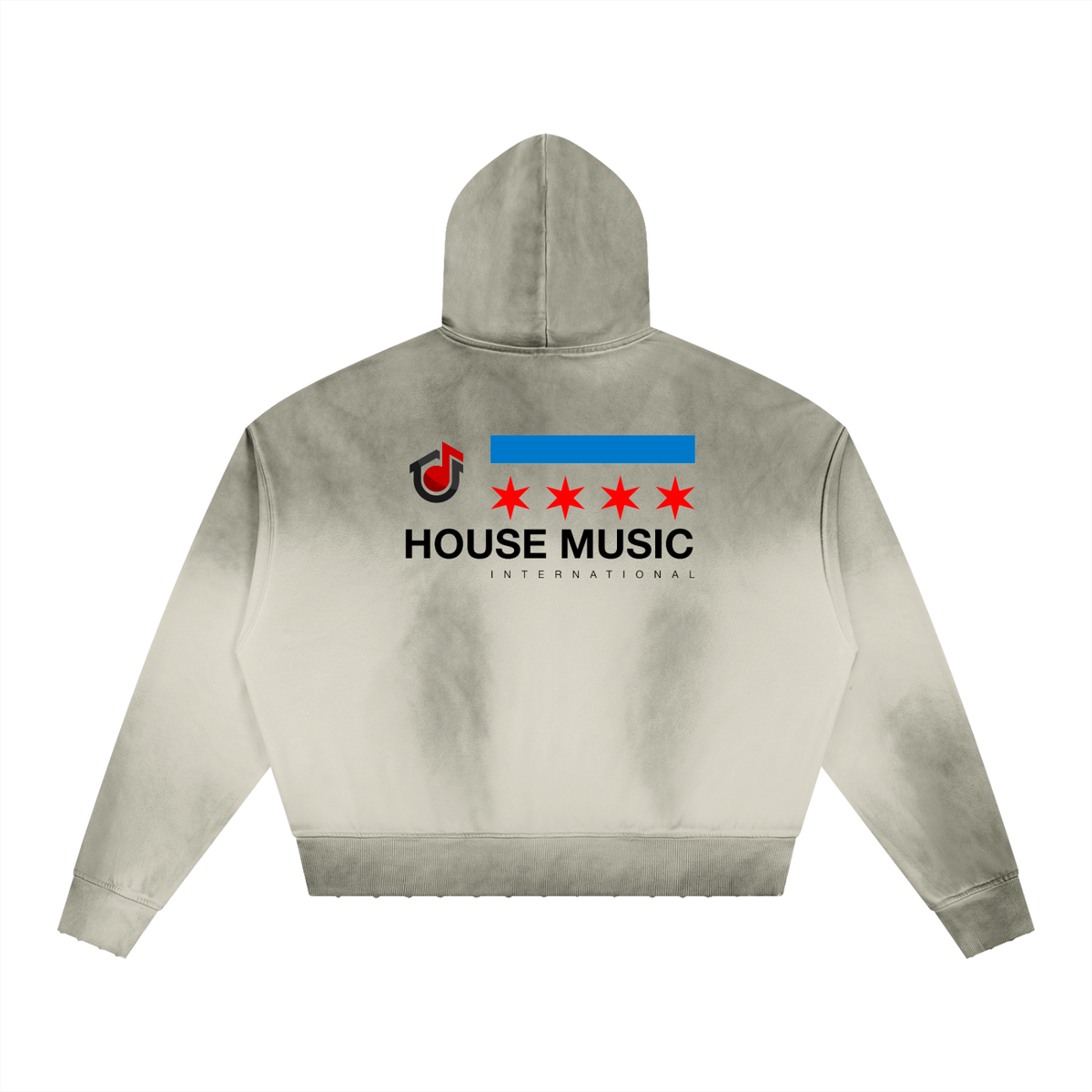 HOUSE Jack your body Sunfade Distressed Hoodie