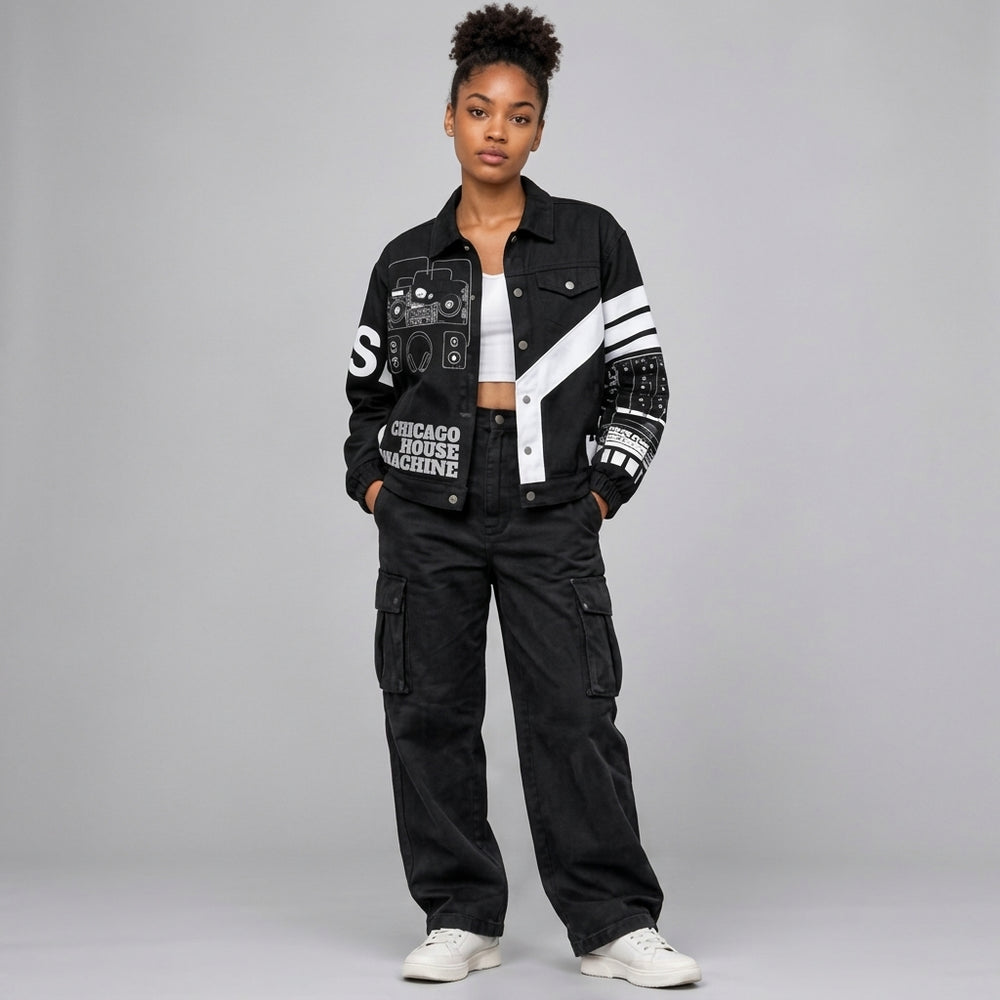 HOUSE Black and white jacket