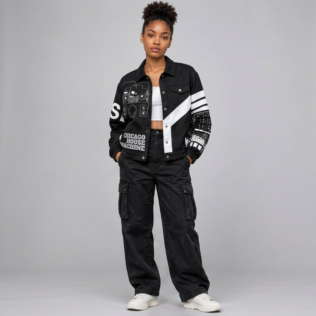 HOUSE Black and white jacket