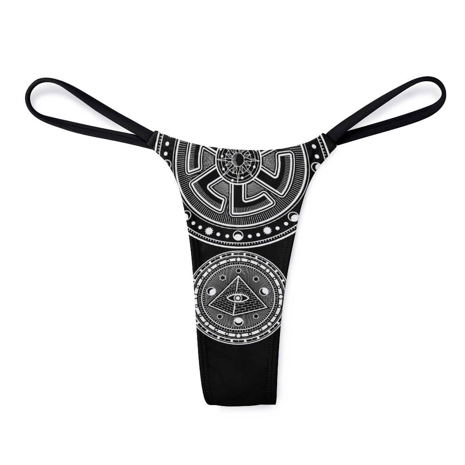 OTEKA Black satanic bathing thong