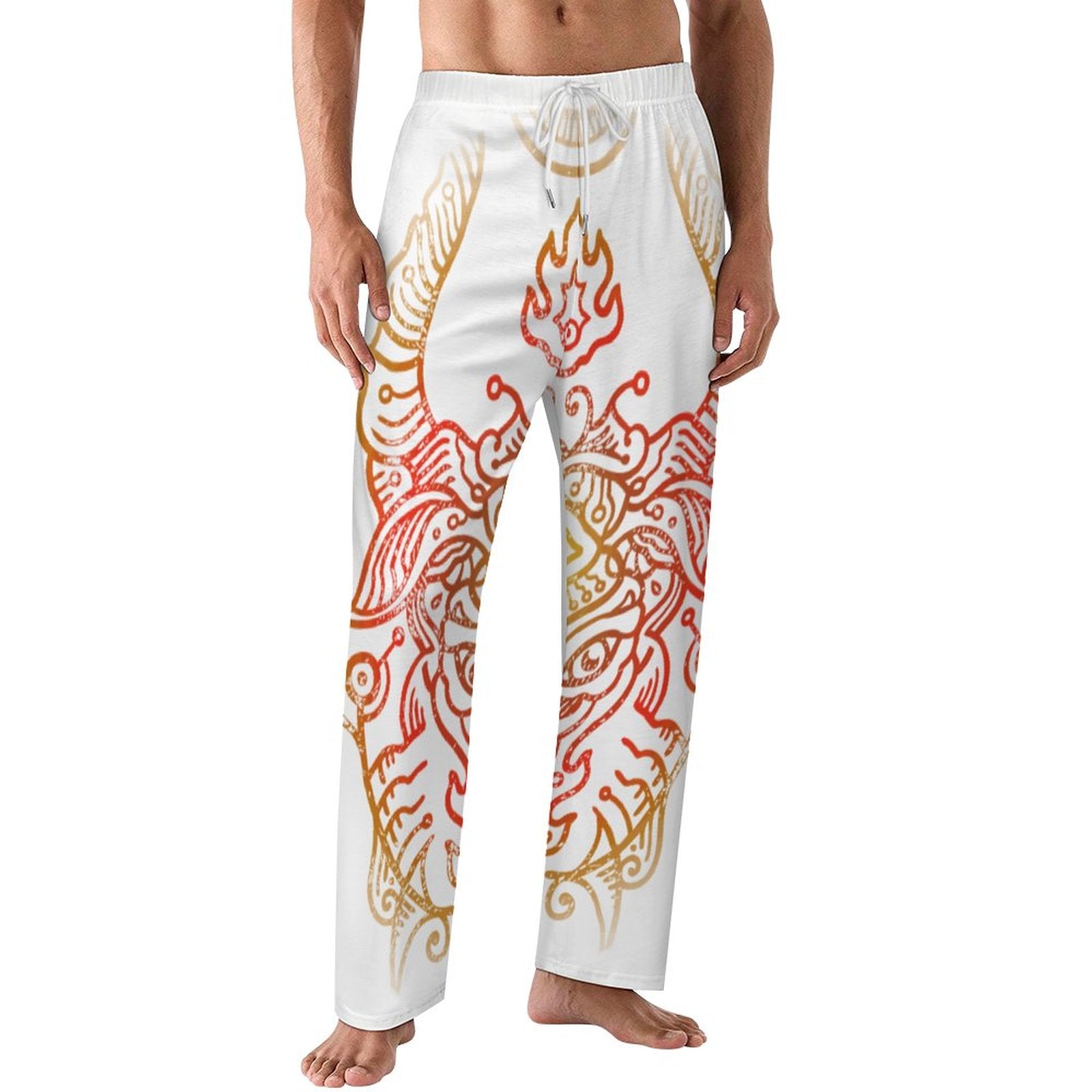 170gsm Faux Cotton Men's Pajamas Pants LM071 (All-Over Printing)