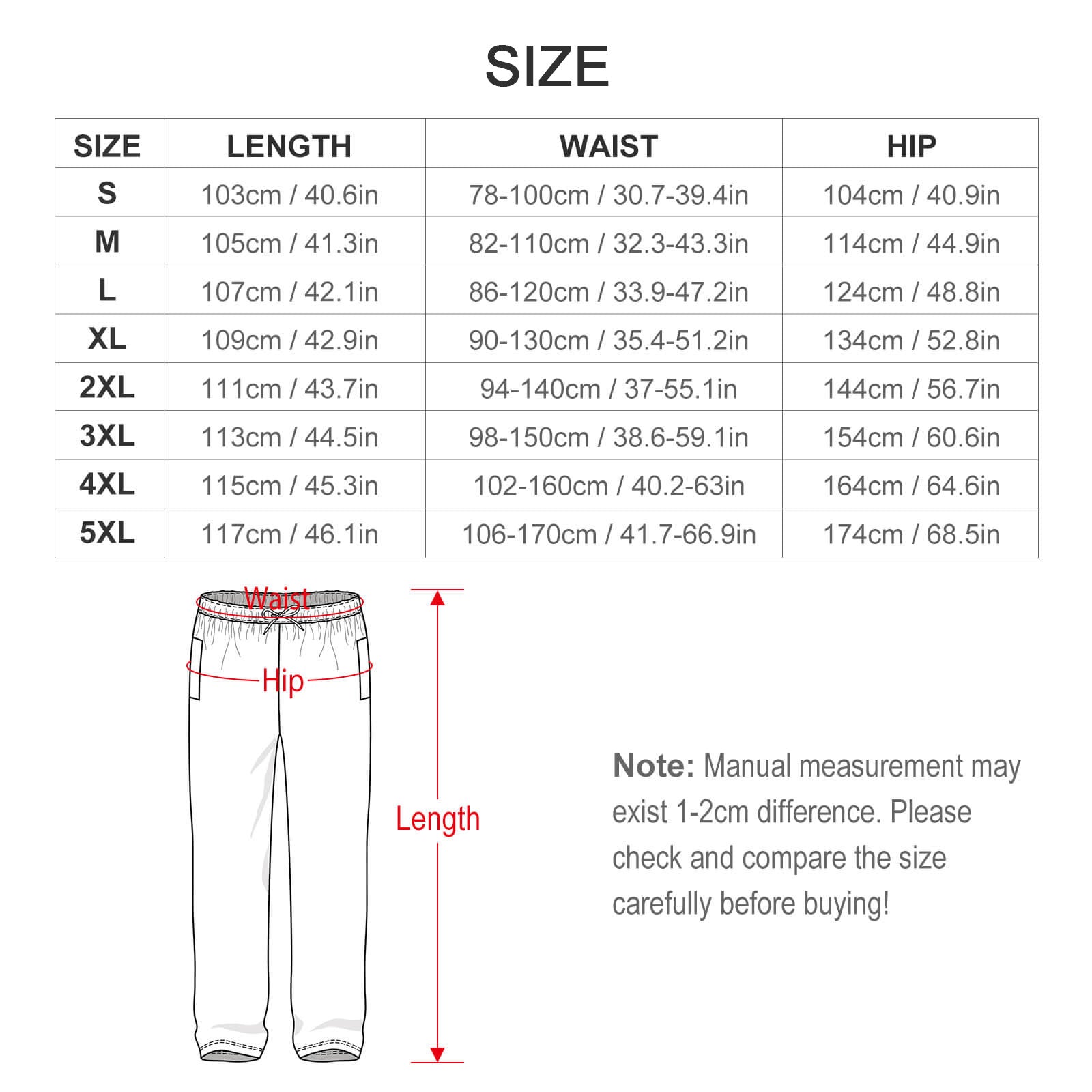 170gsm Faux Cotton Men's Pajamas Pants LM071 (All-Over Printing)