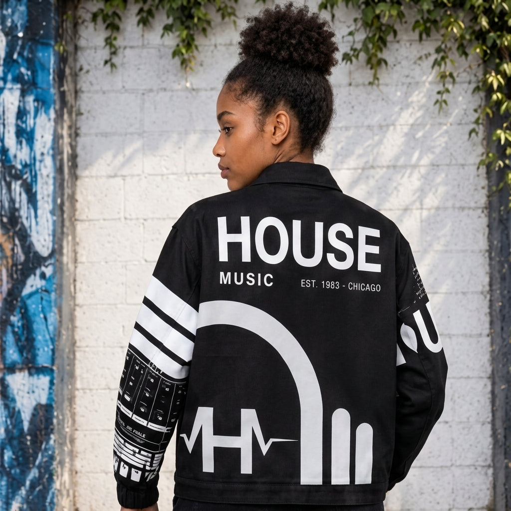 HOUSE Black and white jacket