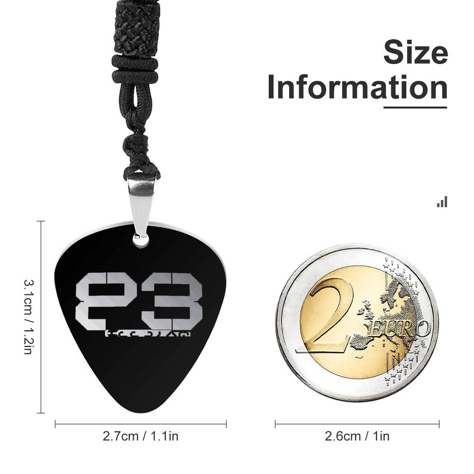 PULSEBLACK Guitar Pick Necklace