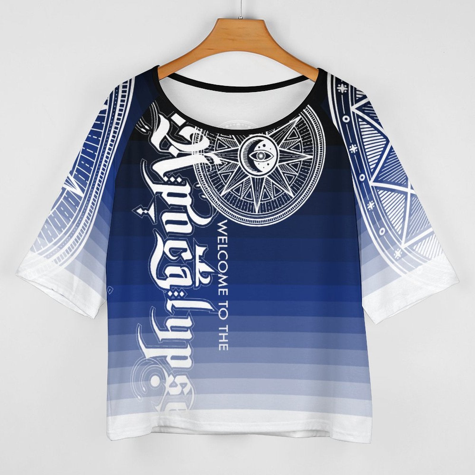 OTEKA Blue Apocalypse shoulder shirt