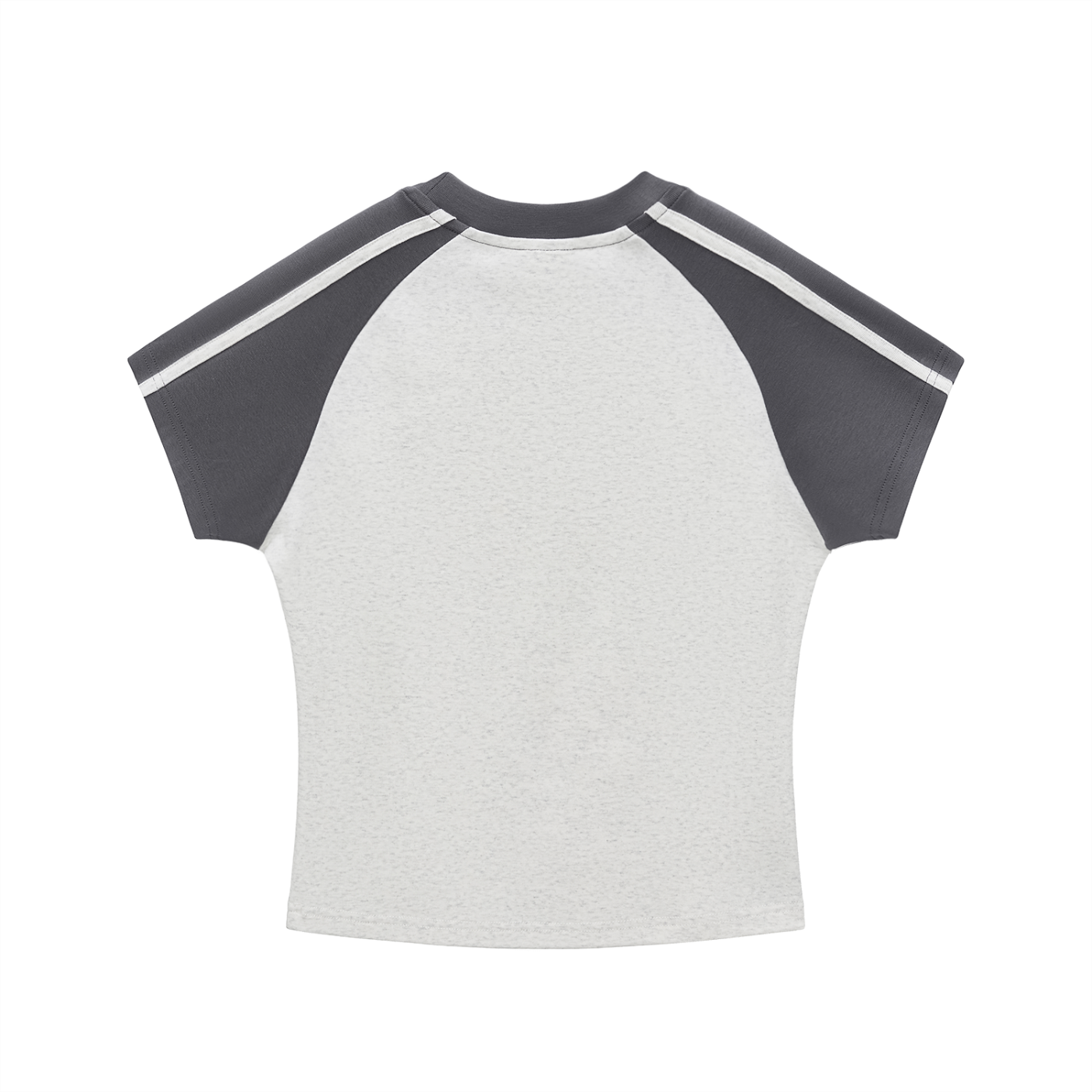 OTEKA KR Stripes Bodycon Raglan  Sleeve T-Shirt