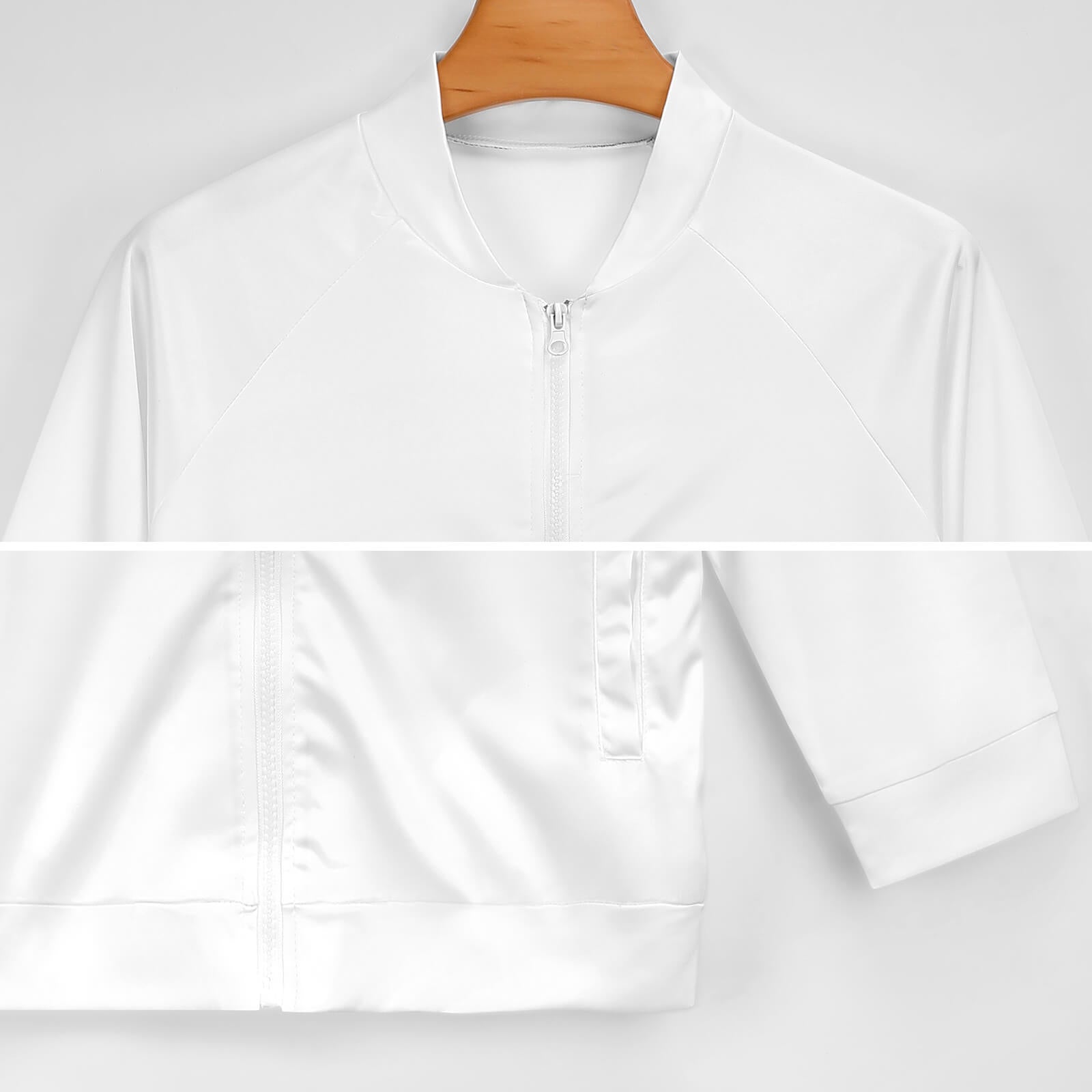 Raglan Zip-up Shirt WY10 (All-Over Printing)