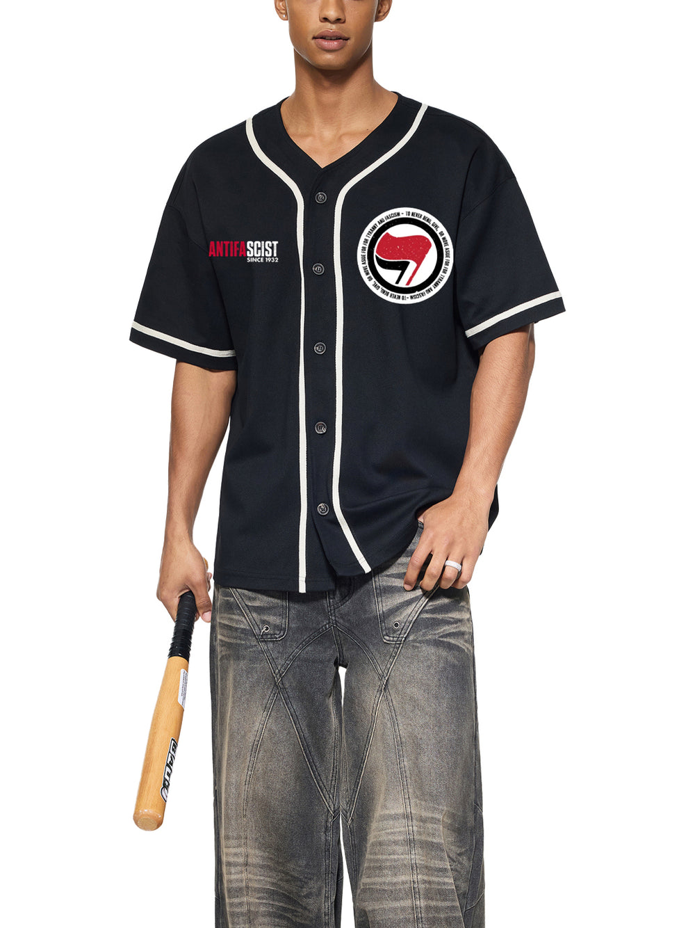 RESIST ANTIFA Baseball shirt