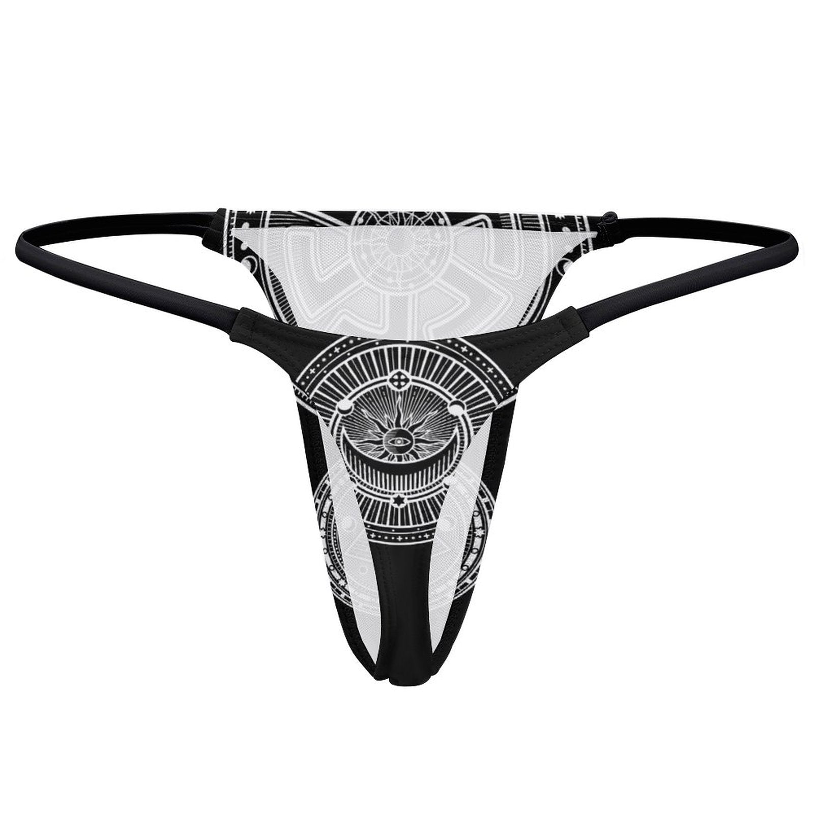 OTEKA Black satanic bathing thong
