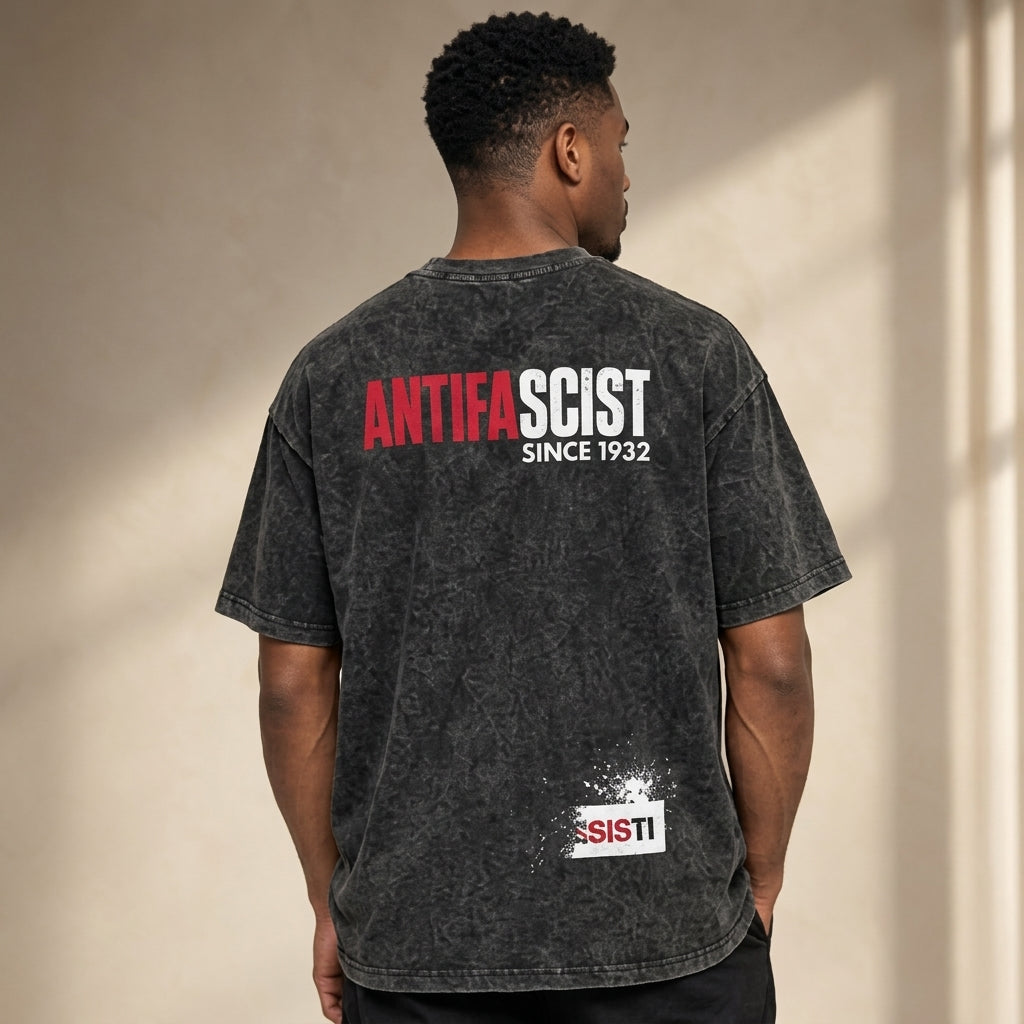 RESIST Antifa Cotton Washed Shirt