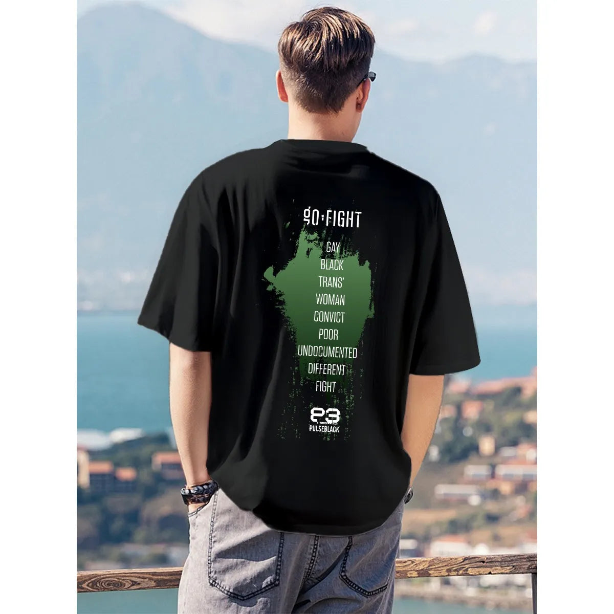 GOFIGHT Fight t-shirt |180GSM Front & Back DTF