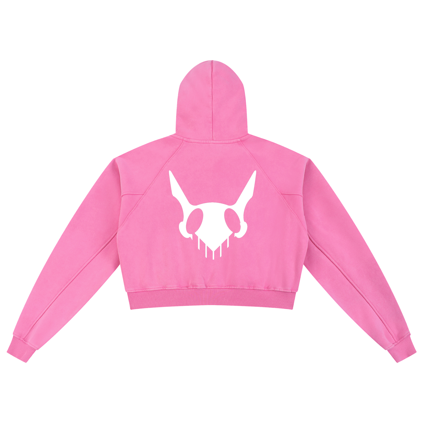 OTEKA DAISY Snow Washed Cropped Hoodie