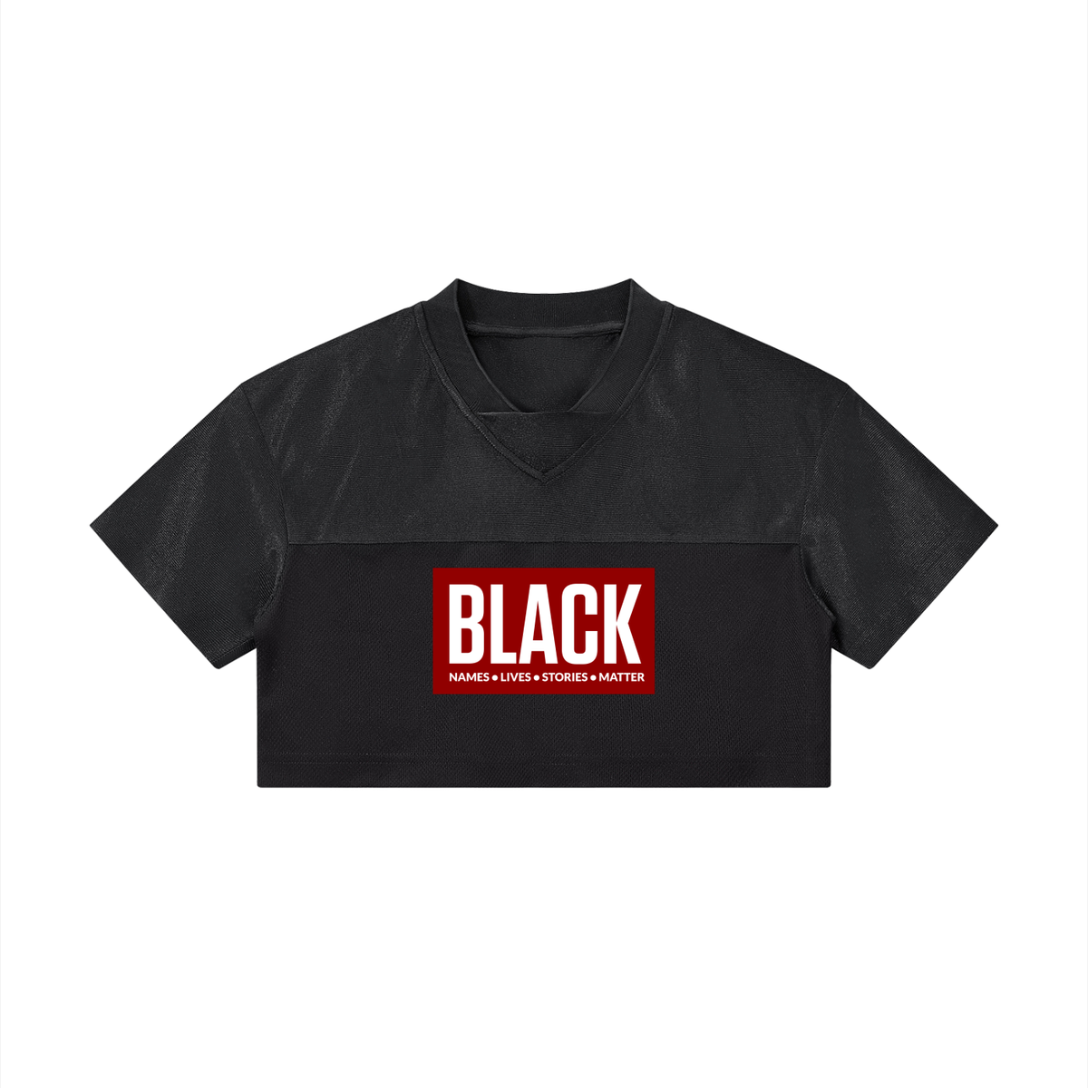 RESIST Black Names V-Neck Jersey