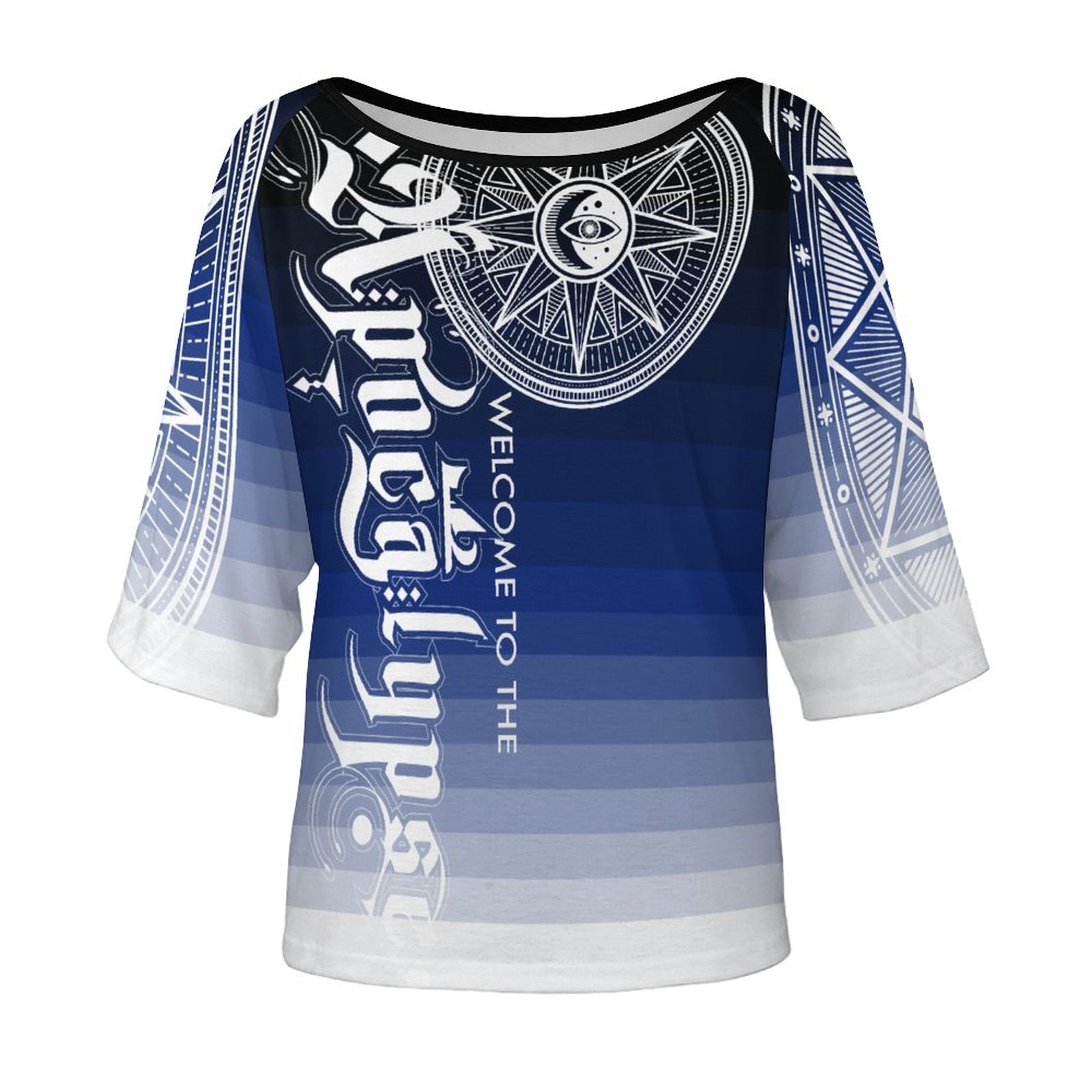 OTEKA Blue Apocalypse shoulder shirt