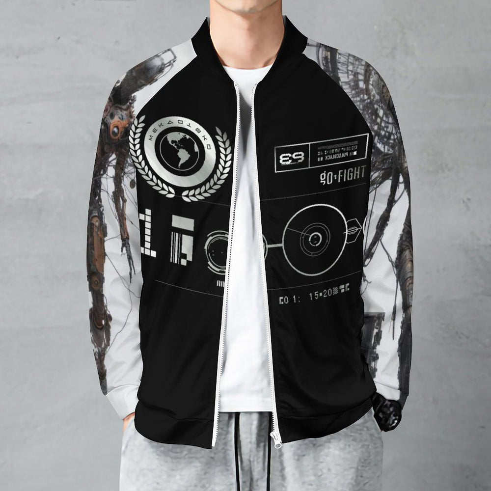 Raglan Zip-up Shirt WY10 (All-Over Printing)