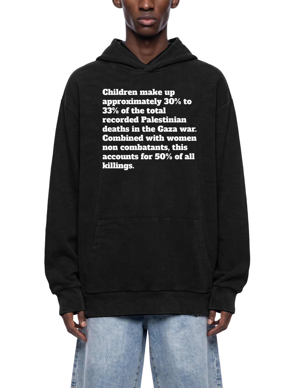 RESIST Free Palestine Unisex Mineral Wash Oversized Hoodie