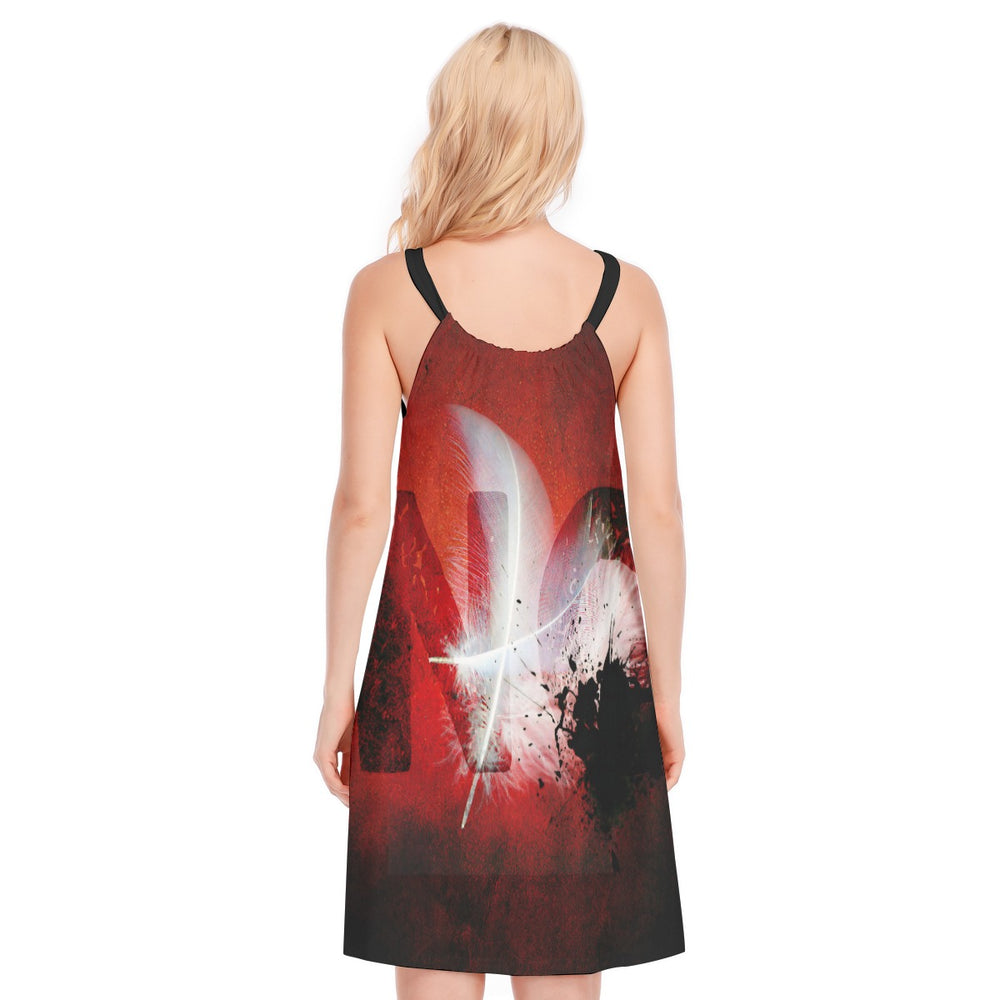 OTEKA Flight O-neck cotton Cami Dress